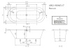 Квариловая ванна Villeroy&Boch Nexus 177x77 UBQ180NEU7V-01