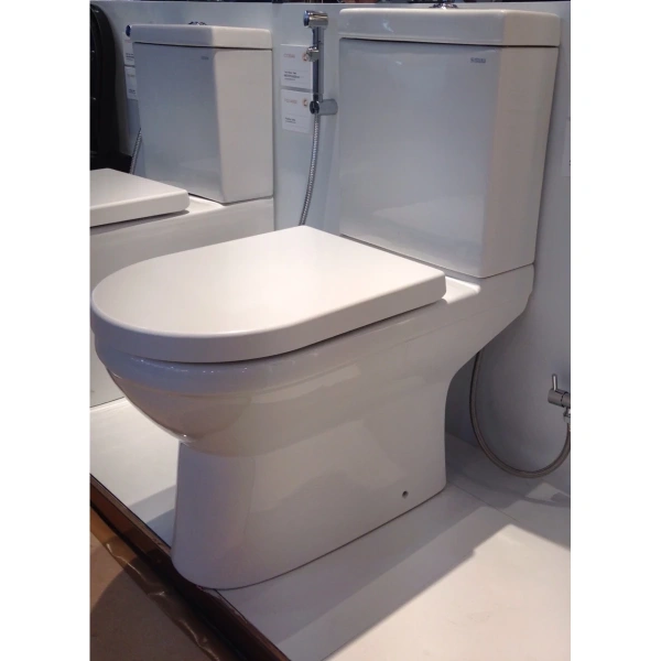 Унитаз-компакт SSWW CT2045 с сиденьем микролифт, белый