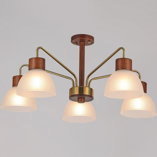 Люстра на штанге ILLUMICO IL0286-5C-79 BR