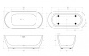 Акриловая ванна BelBagno 170x80 BB413-1700-800