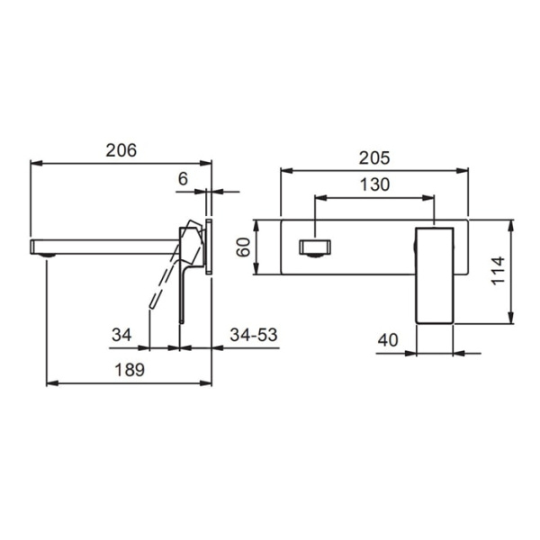 Смеситель для раковины Fantini Mint 34 02 F813B