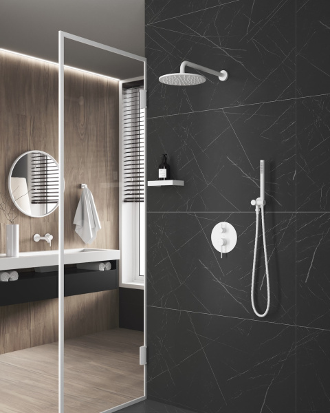 Душевая система Timo Saona SX-2369/16SM белый матовый