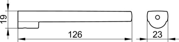 Держатель туалетной бумаги Keuco Moll 12763210000 нержавеющая сталь