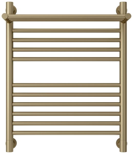 Водяной полотенцесушитель Сунержа Богема с полкой+ 600х500 32-0223-6050 золотой шелк