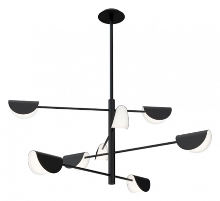 Люстра на штанге Maytoni Моллис MOD126PL-08B