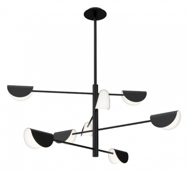 Люстра на штанге Maytoni Моллис MOD126PL-08B