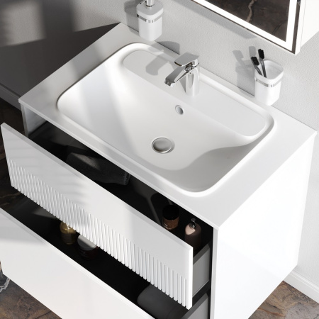 Тумба под раковину AM.PM Func 80 M8FFUX0802WM белый матовый