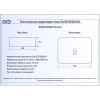 Раковина 50x40 см GID LuxeLine D1302h024