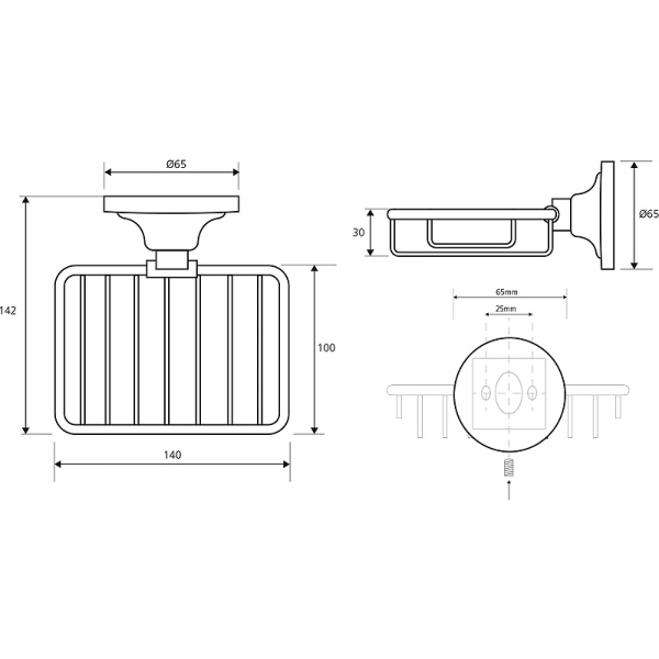 Мыльница Bemeta Retro 144208168