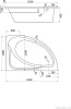 Акриловая ванна Santek Goa 150x100 1WH112032 R