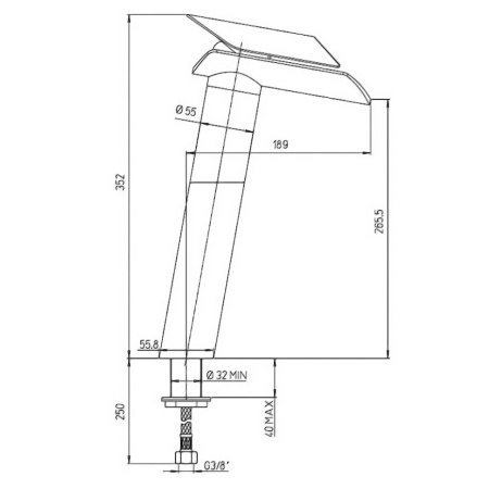 Смеситель для кухни Paini Morgana 73PW579VRKM