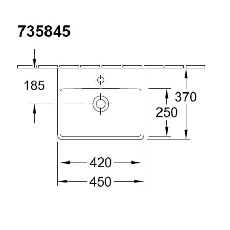 Раковина Villeroy&Boch Avento 73584501