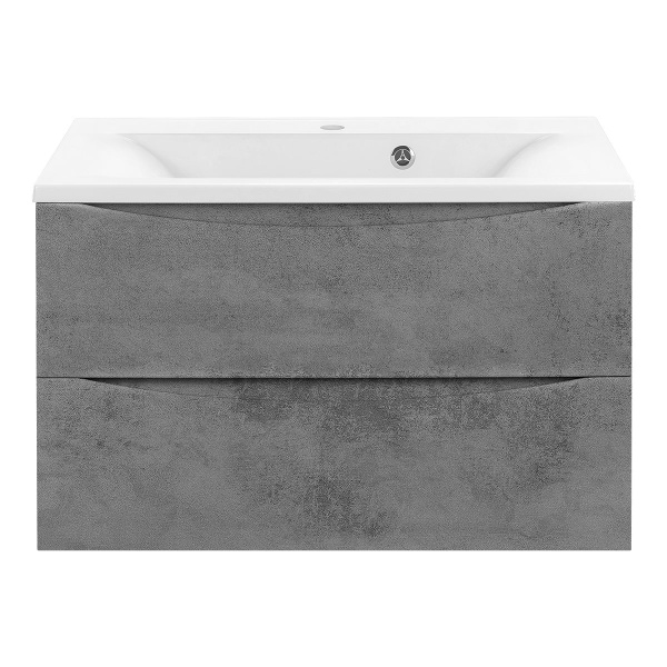 Тумба под раковину Vincea Mia 75 см VMC-2MA750BT серый