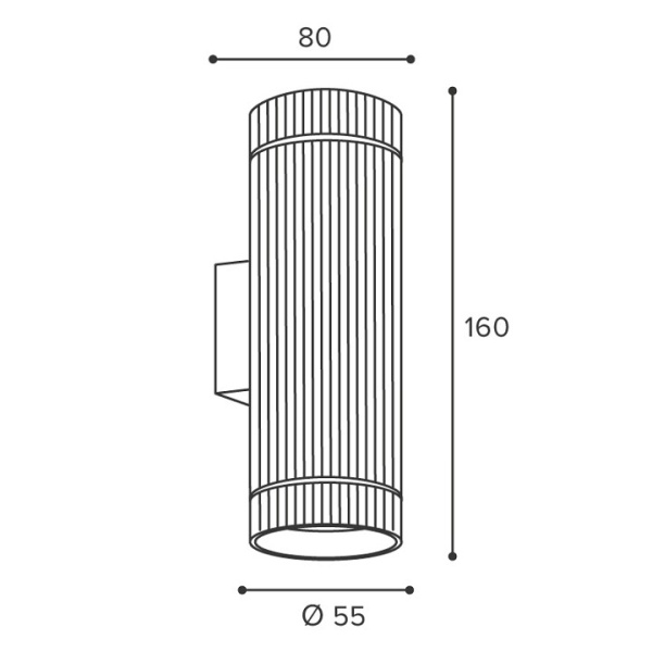 Накладной светильник Wolta NIMB WSL-GU10/W18BG-2