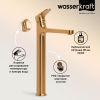 Смеситель для раковины WasserKRAFT Havel 3603H золото