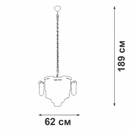 Подвесная люстра Vitaluce V58370 V58370-8/13