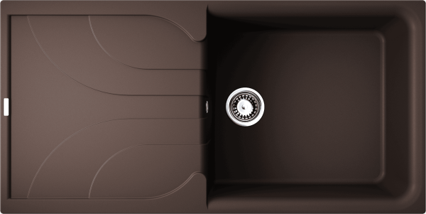 Кухонная мойка Omoikiri Yasugata 100 4993848 темный шоколад