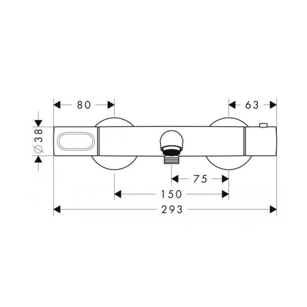 Термостатический смеситель для ванны Axor Citterio M 34435000
