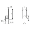 Смеситель для душа Fantini Mare 51 02 V063B