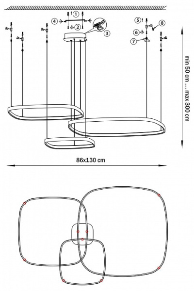 Подвесной светильник Lightstar Saturno 749223