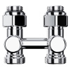 Узел нижнего подключения Royal Thermo Design прямой 1/2"х3/4"EK (хром)