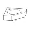 Раковина 33x33 см Geberit iCon 124729000
