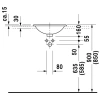 Раковина 45 см Duravit Architec 0318450000