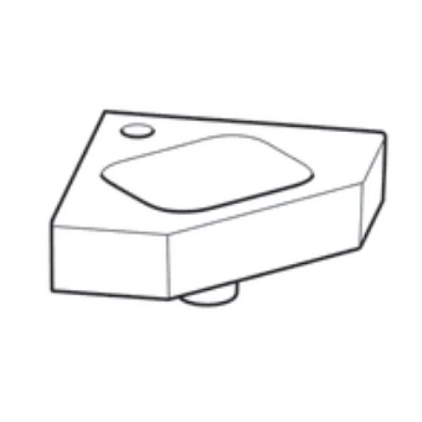 Раковина 33x33 см Geberit iCon 124729000