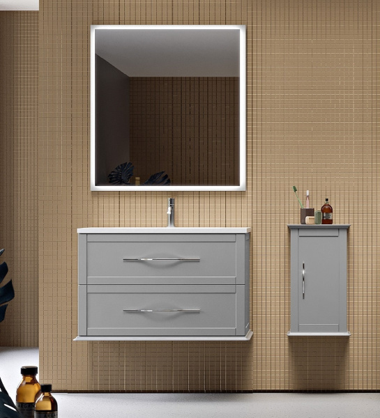 Шкаф навесной Cezares Tiffany 34 55246 серое облако