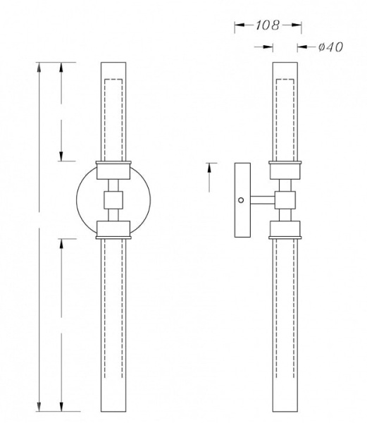 Бра Maytoni Stelo MOD116WL-L7B3K