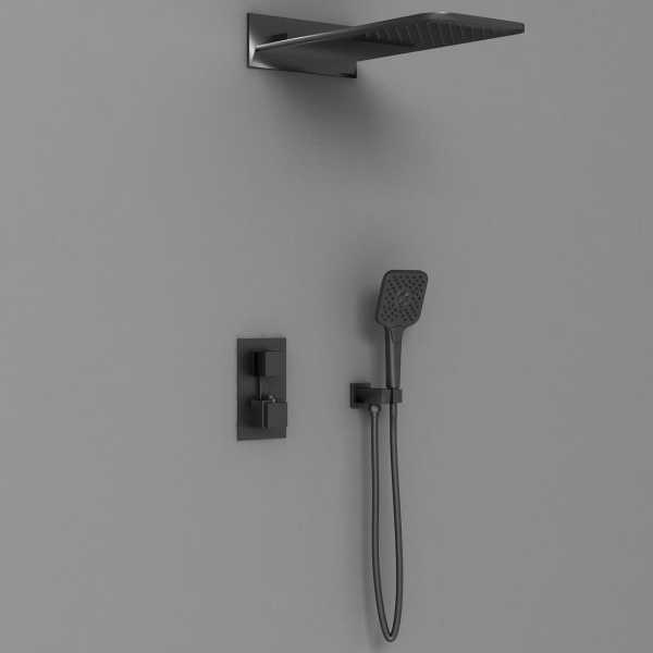 Душевой комплект Vincea VSFW-103TMB черный