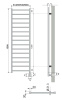 Полотенцесушитель электрический Neoinox ECO 1500x530 POL хром