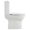 Унитаз-компакт безободковый с сиденьем BelBagno LOUNGE BB045CPR/SC
