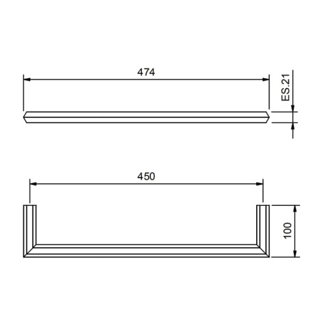 Полотенцедержатель Fantini Venezia 94 P5 7811 черный