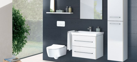 Унитаз подвесной Villeroy&Boch Avento 5656HR01 с сиденьем микролифт