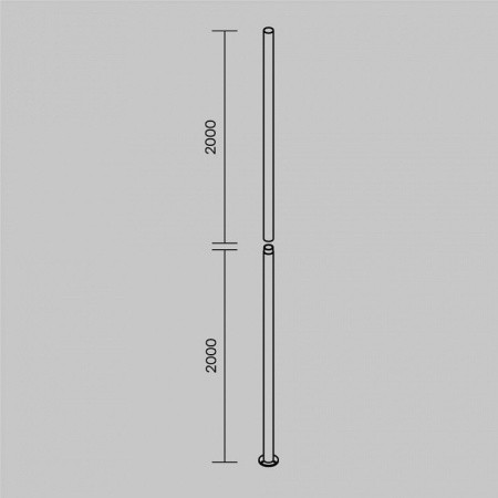 Крепление для фонарного столба Maytoni Pillar O473P-GF