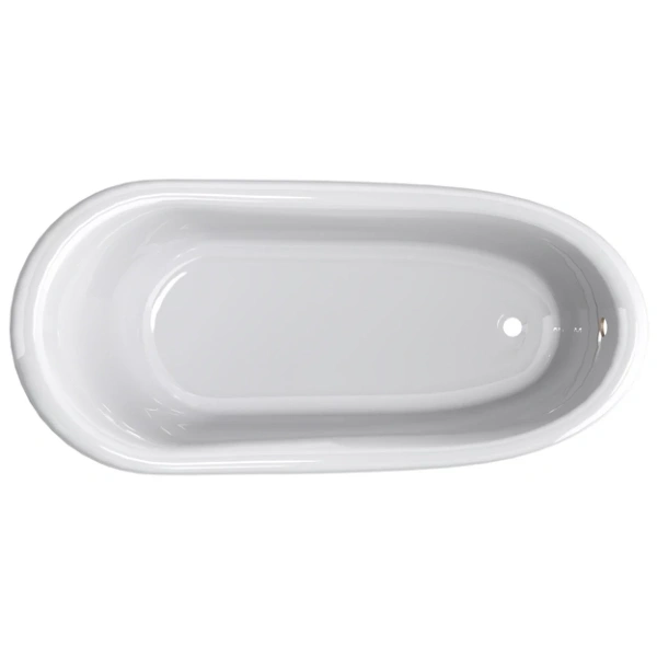 Ванна из литьевого мрамора Astra-Form Роксбург 01010032 170x79 см, отдельностоящая, белый