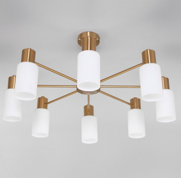 Люстра на штанге Eurosvet Vegga 70160/8 латунь