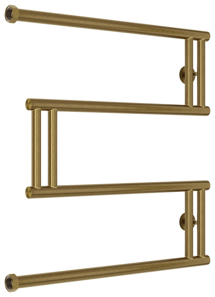 Полотенцесушитель водяной Сунержа High-Tech model &M+& 600х600 05-4050-6060 состаренная бронза