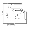 Смеситель для биде WasserKRAFT Mindel 8500 8506 белый
