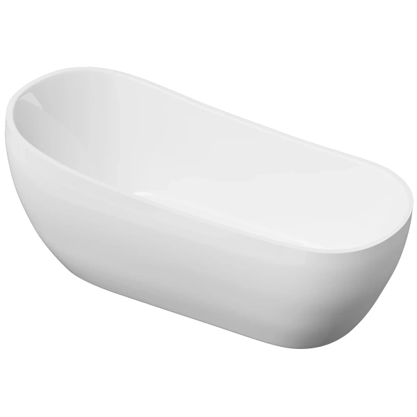 Акриловая ванна Grossman Galaxy GR-1403M 170x75 см, отдельностоящая, белый матовый