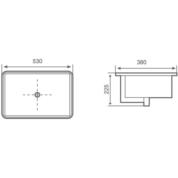 Раковина 53x38 см Aquatek AQ10491-00