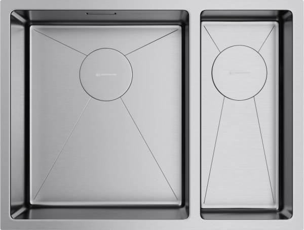 Кухонная мойка Omoikiri Taki 58-2-U/IF-L 4993768 нержавеющая сталь