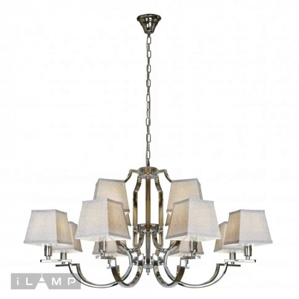 Подвесная люстра iLamp Hilton 6943-8+4 CR