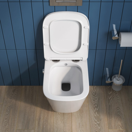 Унитаз подвесной BelBagno Due BB3103CHR-BS/SC