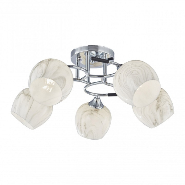 Потолочная люстра Arte Milano AMALFI-327985 327985/5 CR+BK
