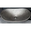 Раковина-чаша CeramaLux 7811АSS 61,5x36 см, накладная, серебряный