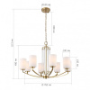 Подвесная люстра ST-Luce BRASS SL1403.303.08