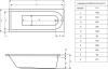 Акриловая ванна Excellent Actima Aurum Lux 170х70 WAAC.AUR17LUX