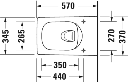 Унитаз подвесной Duravit Viu 2511090000